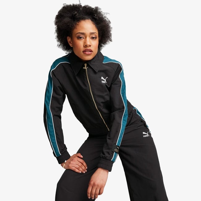  Puma T7 Track Kadın Siyah Eşofman Üstü