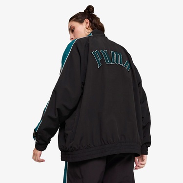  Puma T7 Play.Parıs. Track Unisex Siyah Eşofman Üstü