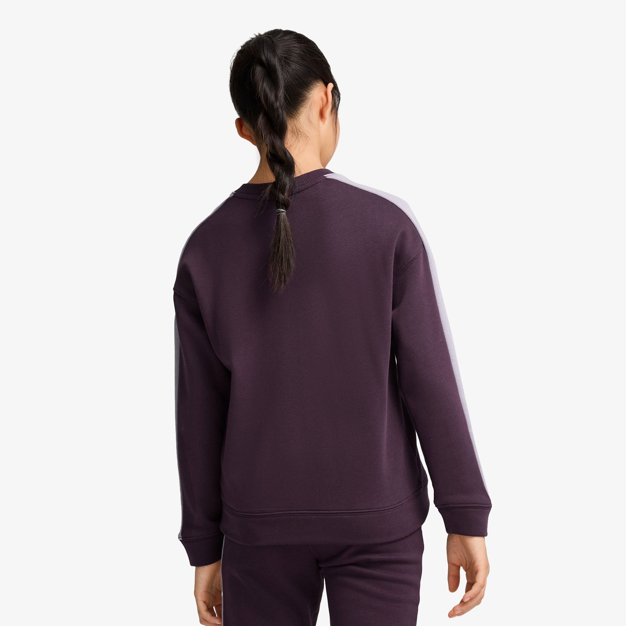 Puma T7 Crew Tr Çocuk Mor Sweatshirt