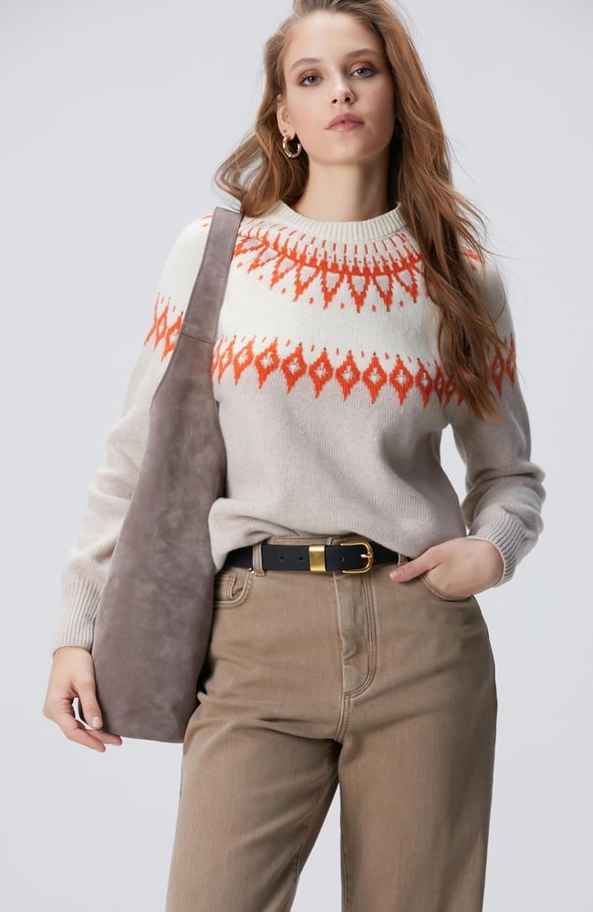  Network Kadın Kırık Beyaz Kazak