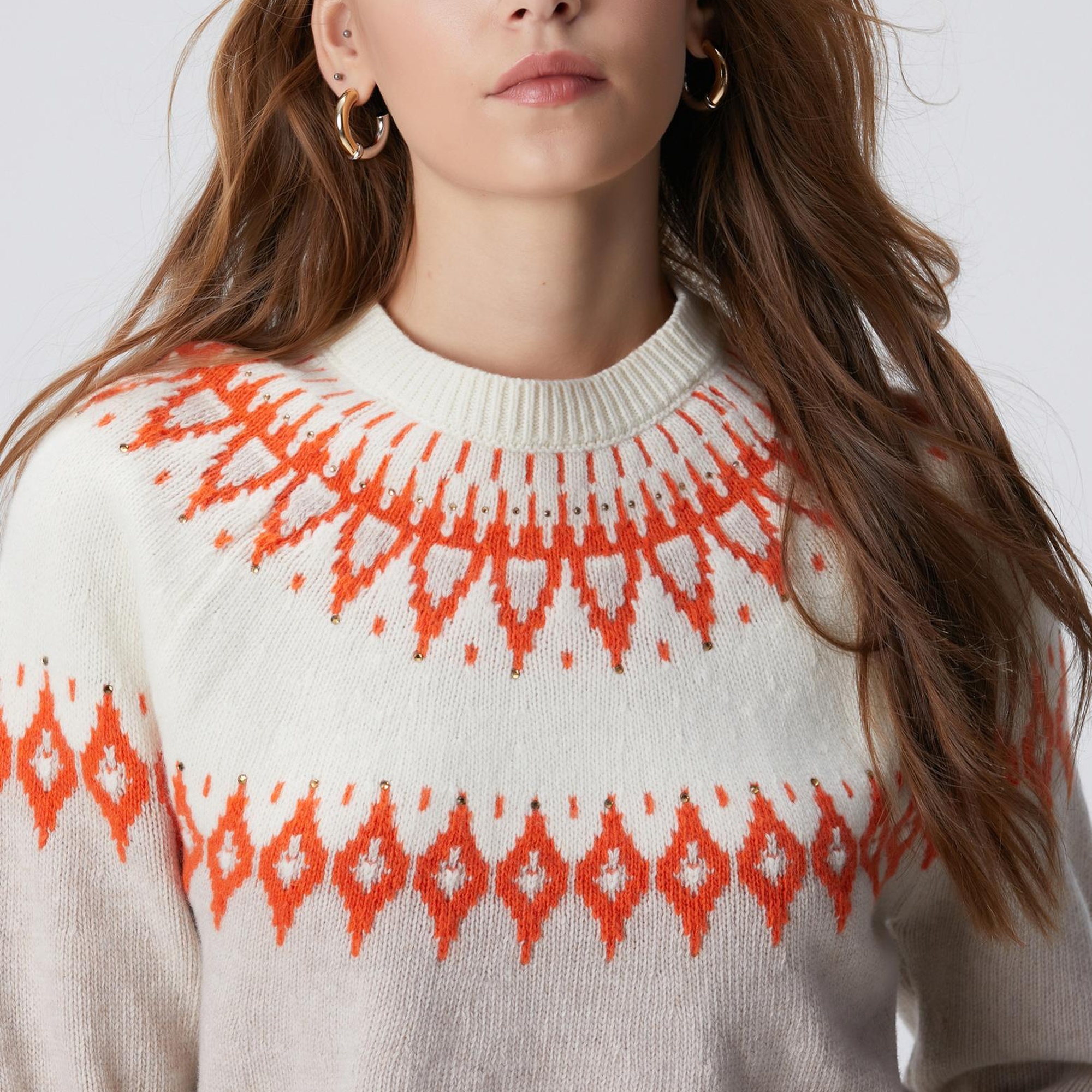 Network Kadın Kırık Beyaz Kazak