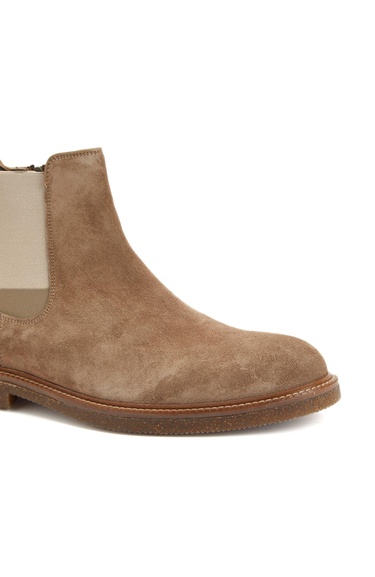  Divarese Erkek Vizon Lastik Detaylı Deri Bot