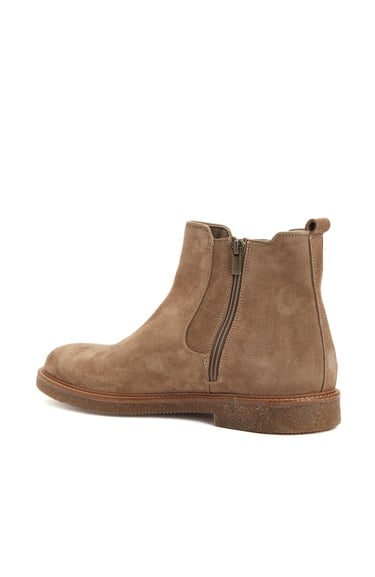  Divarese Erkek Vizon Lastik Detaylı Deri Bot