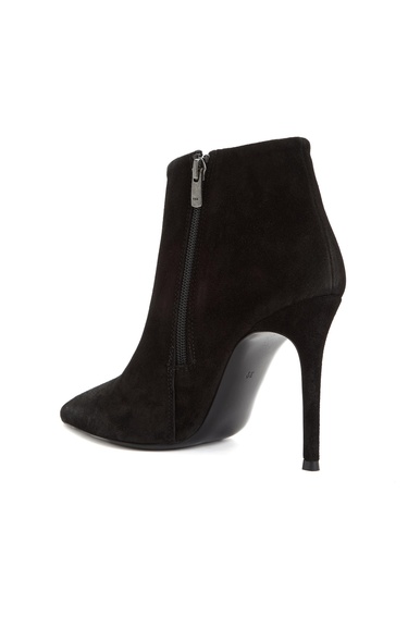  Divarese Kadın Siyah Deri Bot
