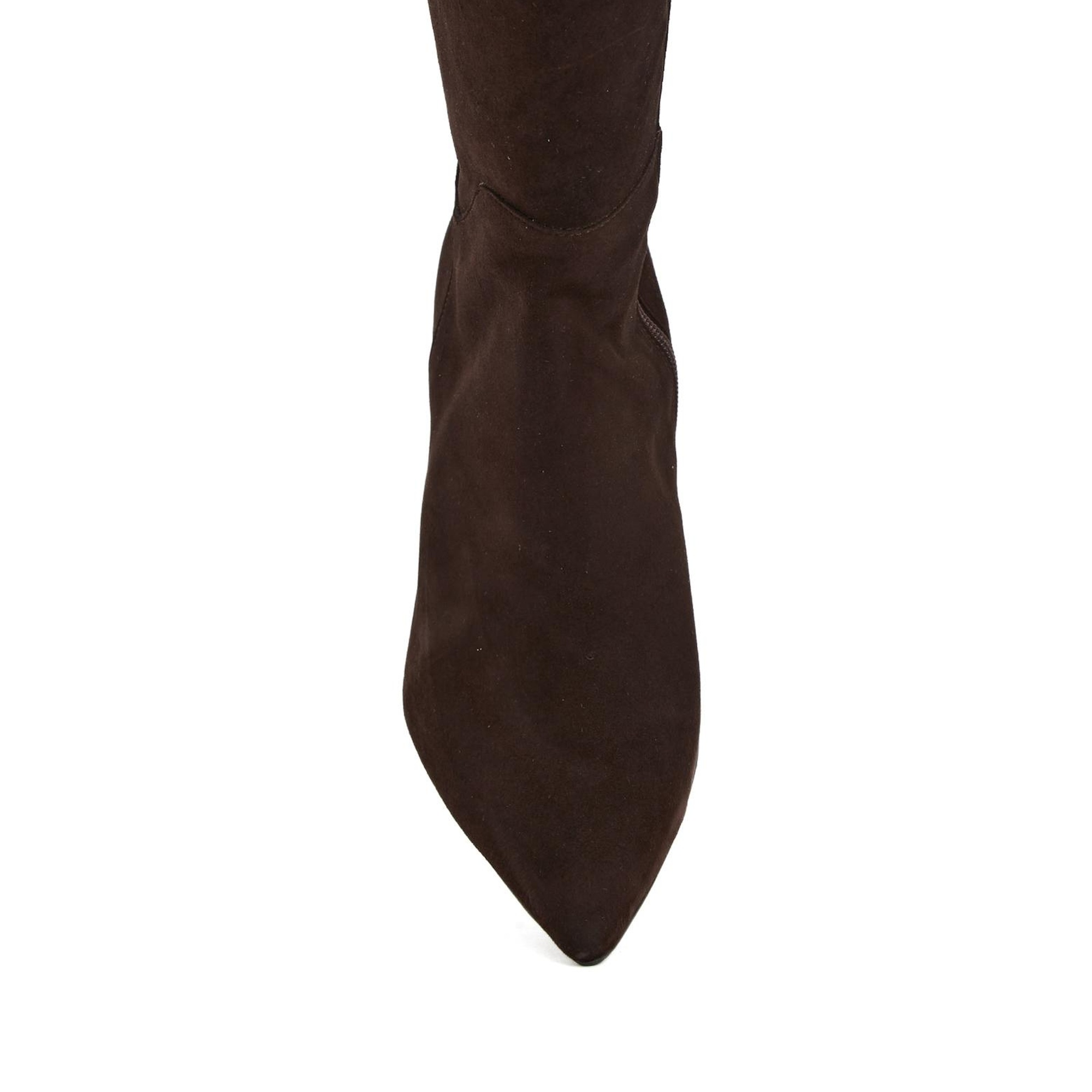 Divarese Kadın Kahverengi Deri Çizme