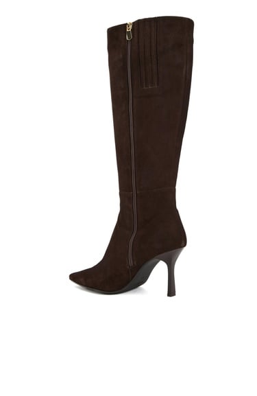  Divarese Kadın Kahverengi Deri Çizme