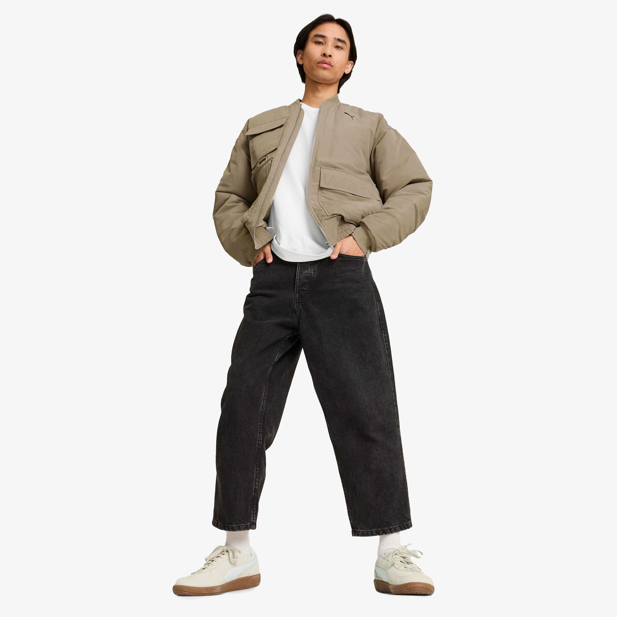 Puma Bomber Unisex Haki Ceket