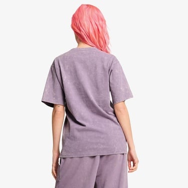  Puma Dare To Relaxed Washed Kadın Mor T-Shirt