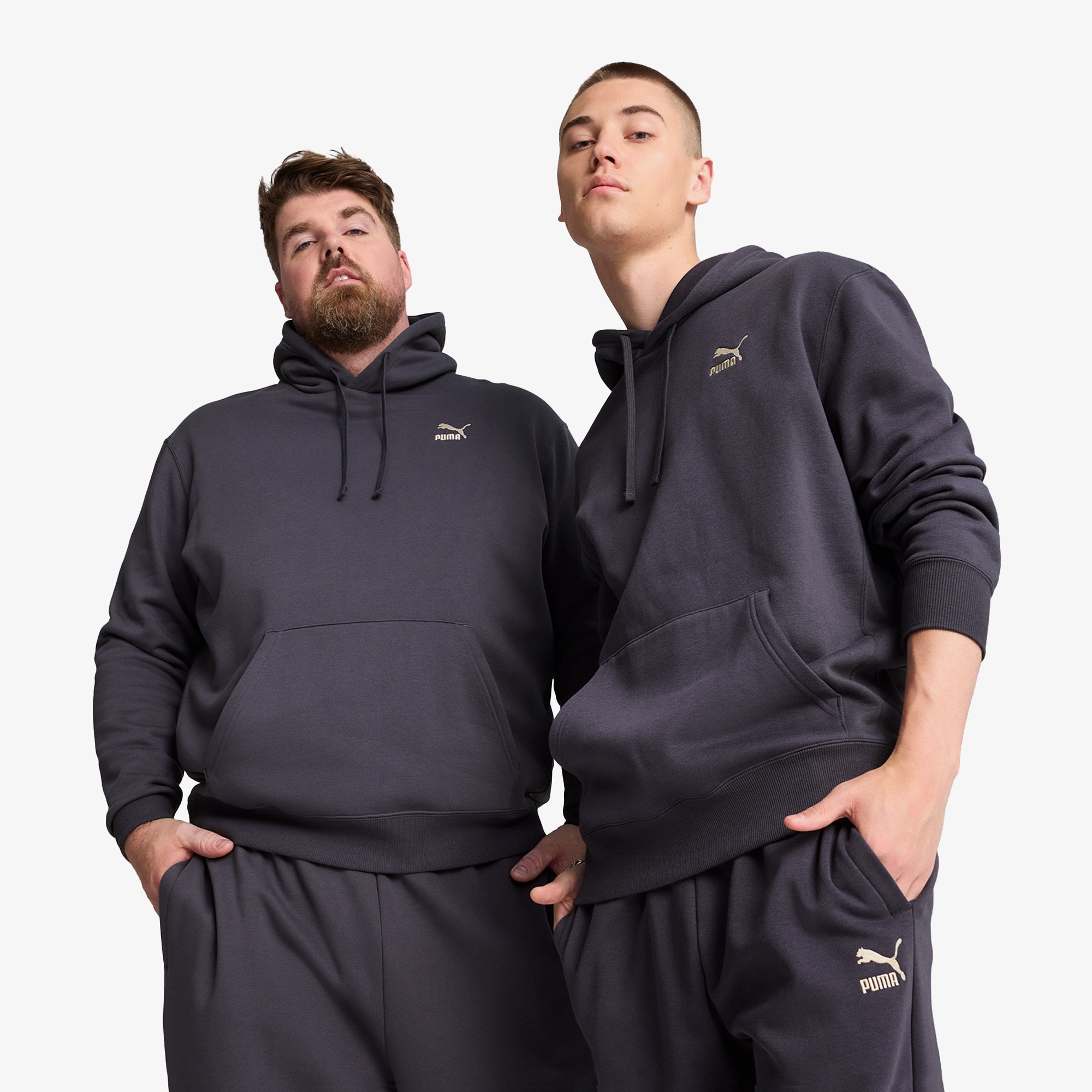 Puma Classics Hoodie Unisex Gri Hoodie