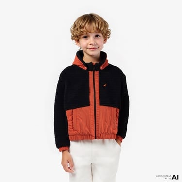  Nautica Erkek Çocuk Siyah Mont