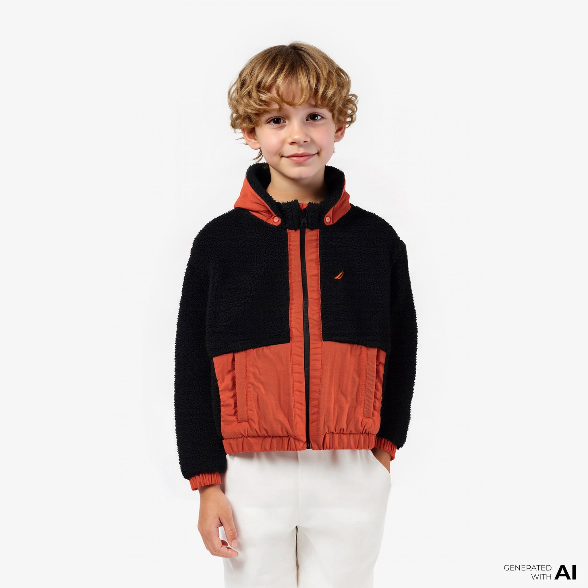  Nautica Erkek Çocuk Siyah Mont