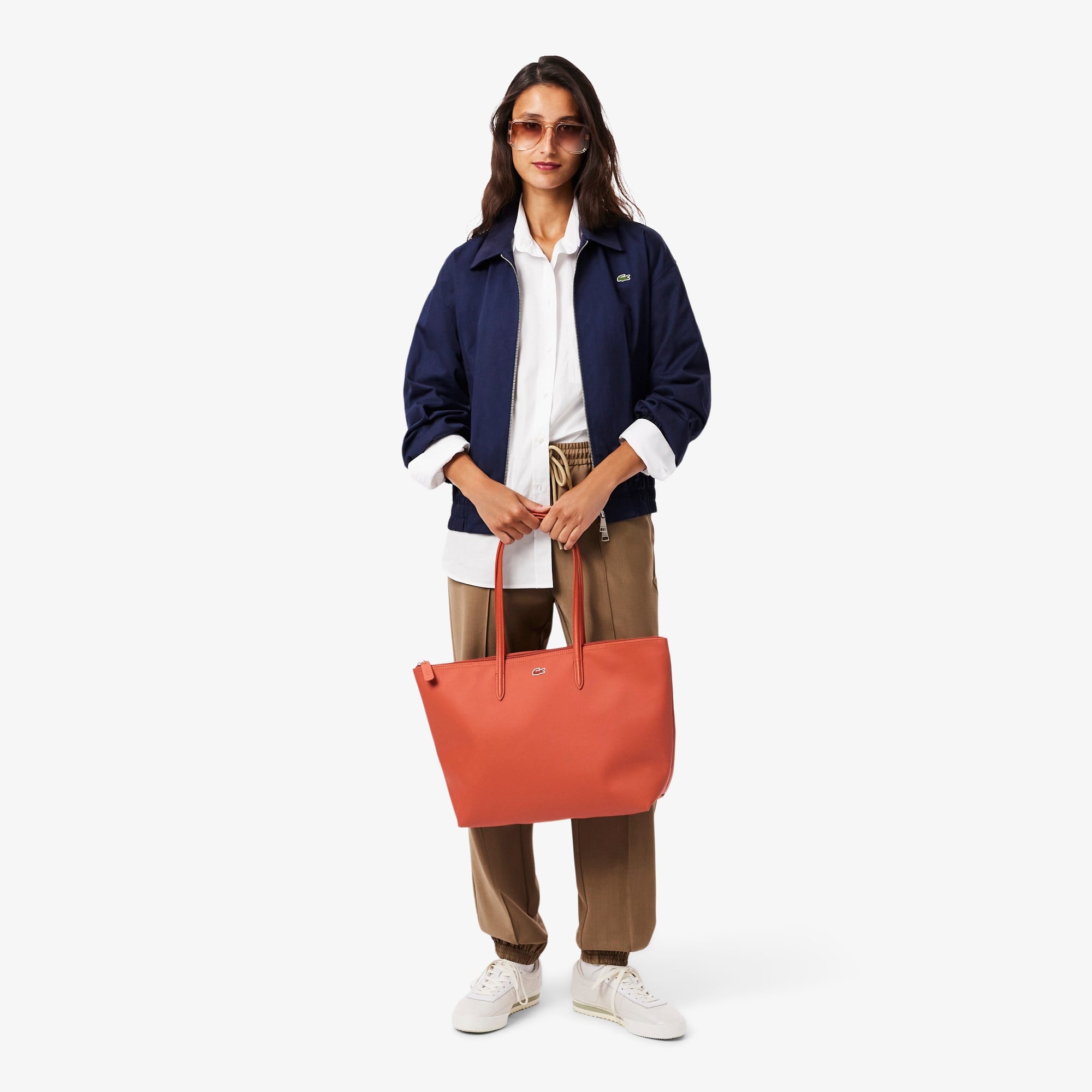 Lacoste Large L.12.12 Kadın Turuncu Omuz Çantası