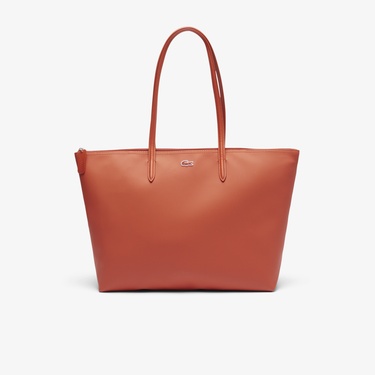  Lacoste Large L.12.12 Kadın Turuncu Omuz Çantası