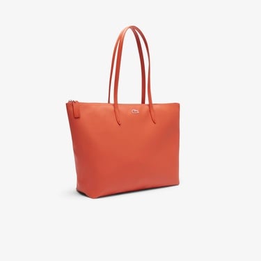  Lacoste Large L.12.12 Kadın Turuncu Omuz Çantası