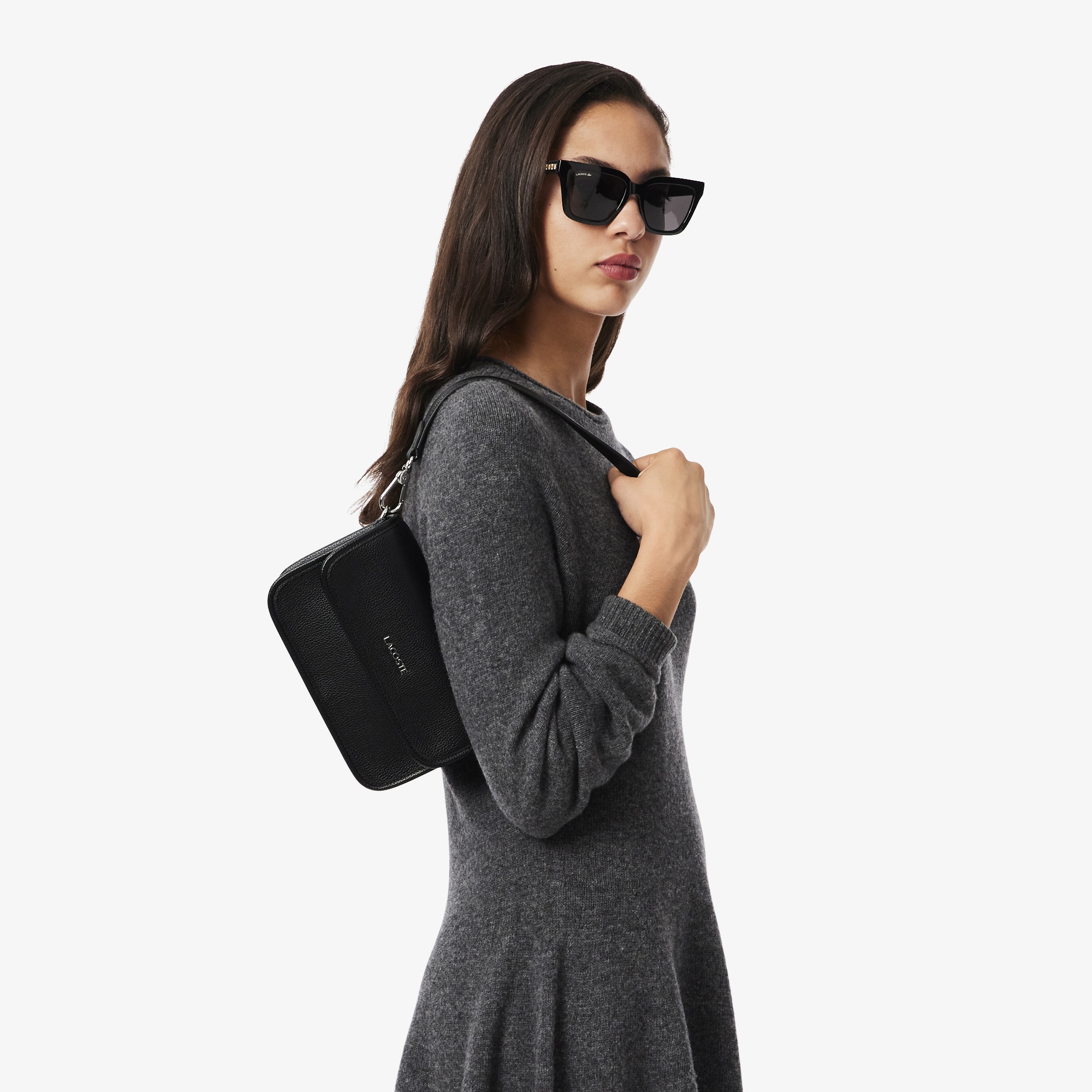 Lacoste Kadın Siyah Omuz Çantası