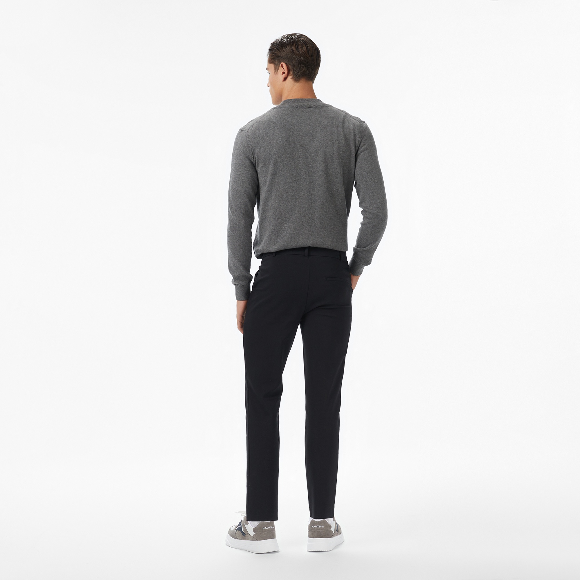 Nautica Kadın Siyah Classic Fit Pantolon