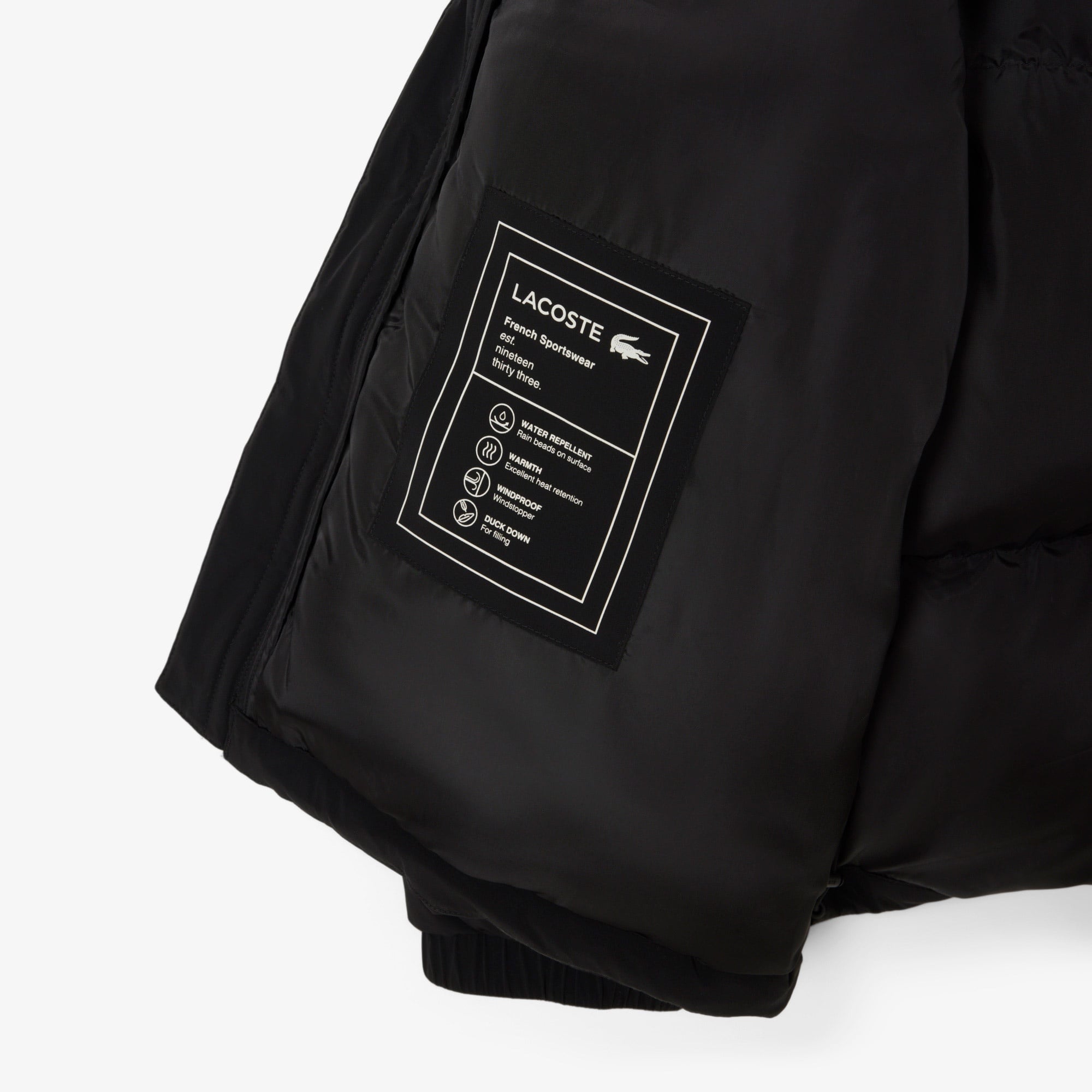 Erkek Relaxed Fit Kapüşonlu Siyah Mont