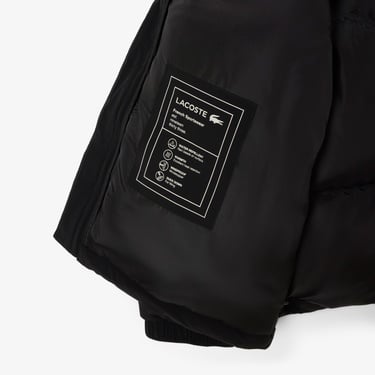  Erkek Relaxed Fit Kapüşonlu Siyah Mont