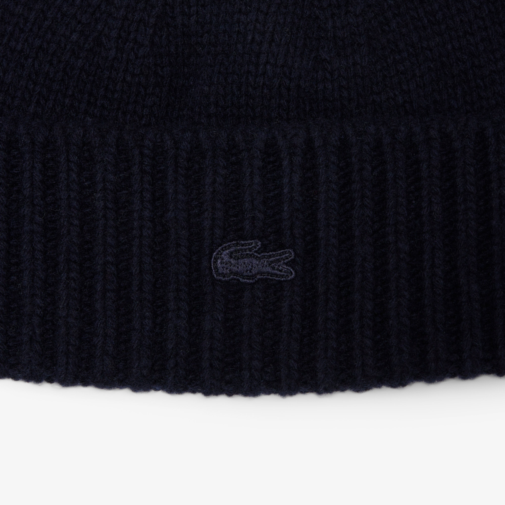 Lacoste Kadın Yün Lacivert Bere