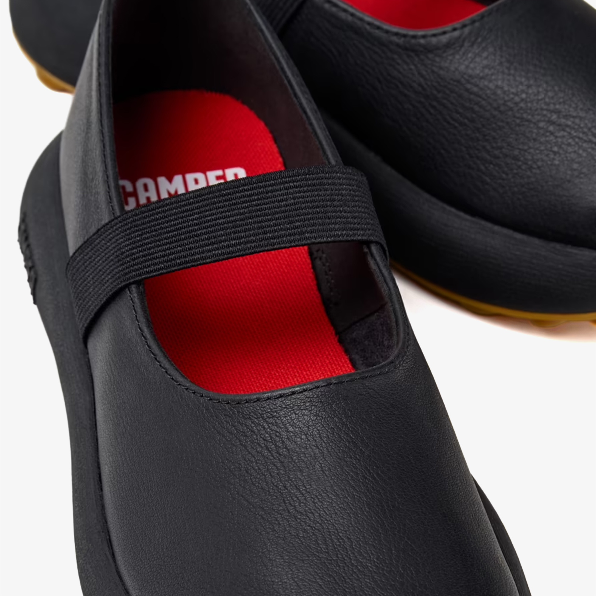 Camper Pelotas Athens Kadın Siyah Moccasin/Ballerina