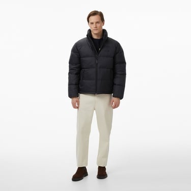  Calvin Klein Nylon Down Puffer Erkek Siyah Ceket