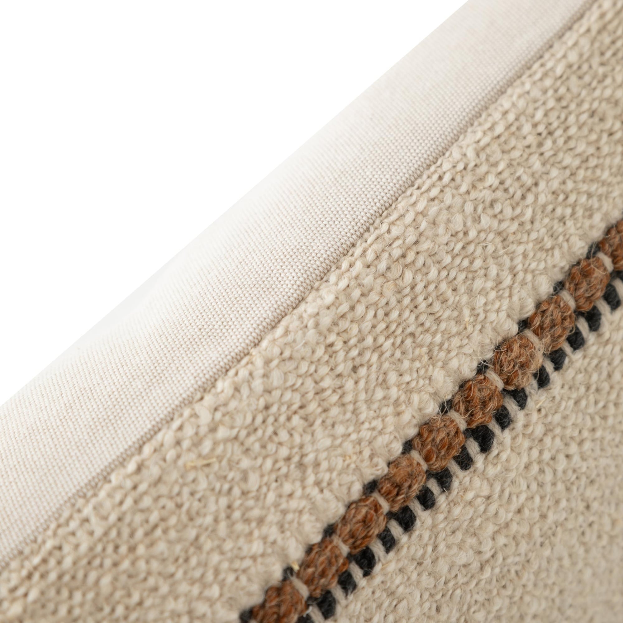 VIOLA ÇİZGİLİ KIRLENT EKRU 50X50