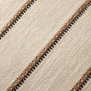  VIOLA ÇİZGİLİ KIRLENT EKRU 50X50