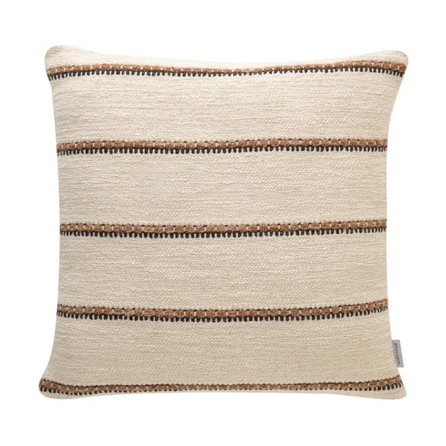  VIOLA ÇİZGİLİ KIRLENT EKRU 50X50