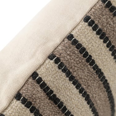  AMY ÇİZGİLİ KIRLENT EKRU 35X55