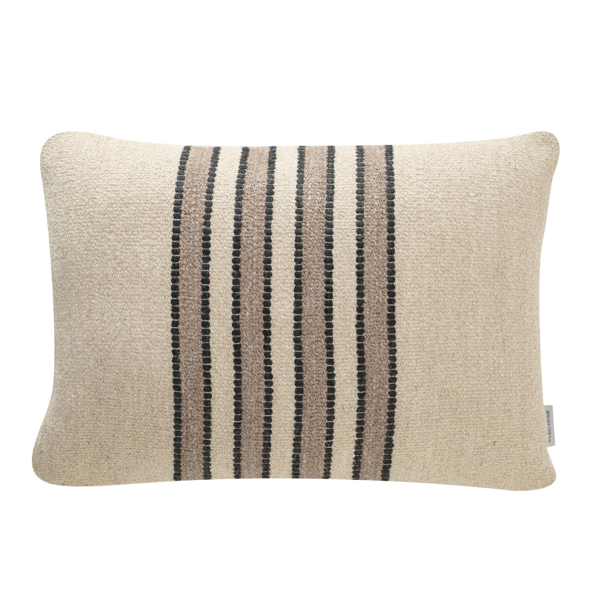 AMY ÇİZGİLİ KIRLENT EKRU 35X55