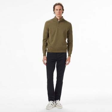  Nautica Erkek Yeşil Classic Fit Kazak