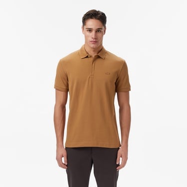  Lacoste Paris Erkek Regular Fit Açık Kahverengi Polo