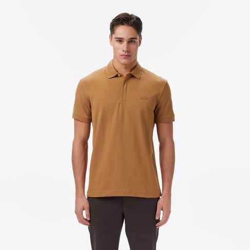  Lacoste Paris Erkek Regular Fit Açık Kahverengi Polo