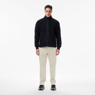  Lacoste Erkek Loose Fit Fermuarlı Siyah Sweatshirt
