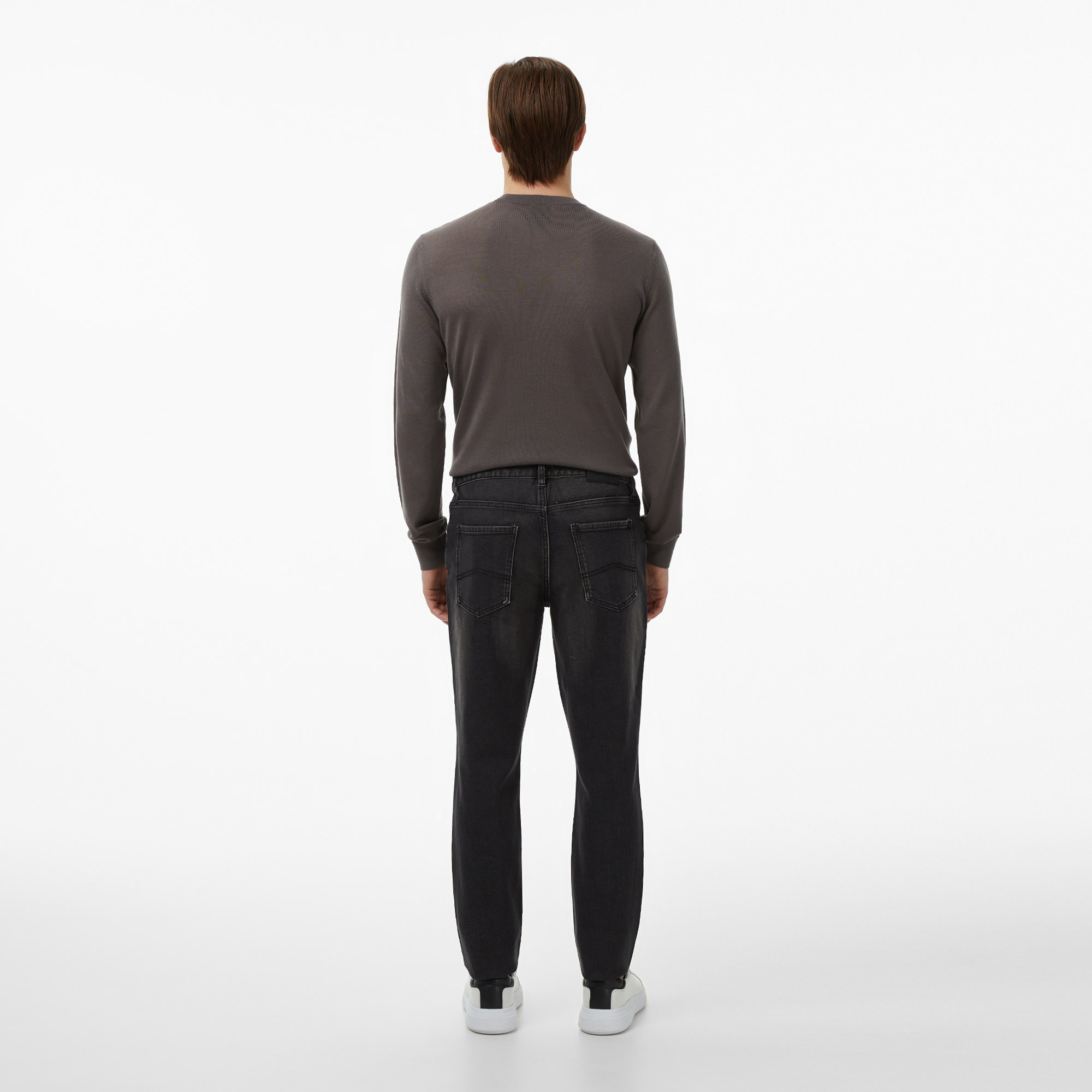 Armani Exchange Erkek Gri Denim Pantolon