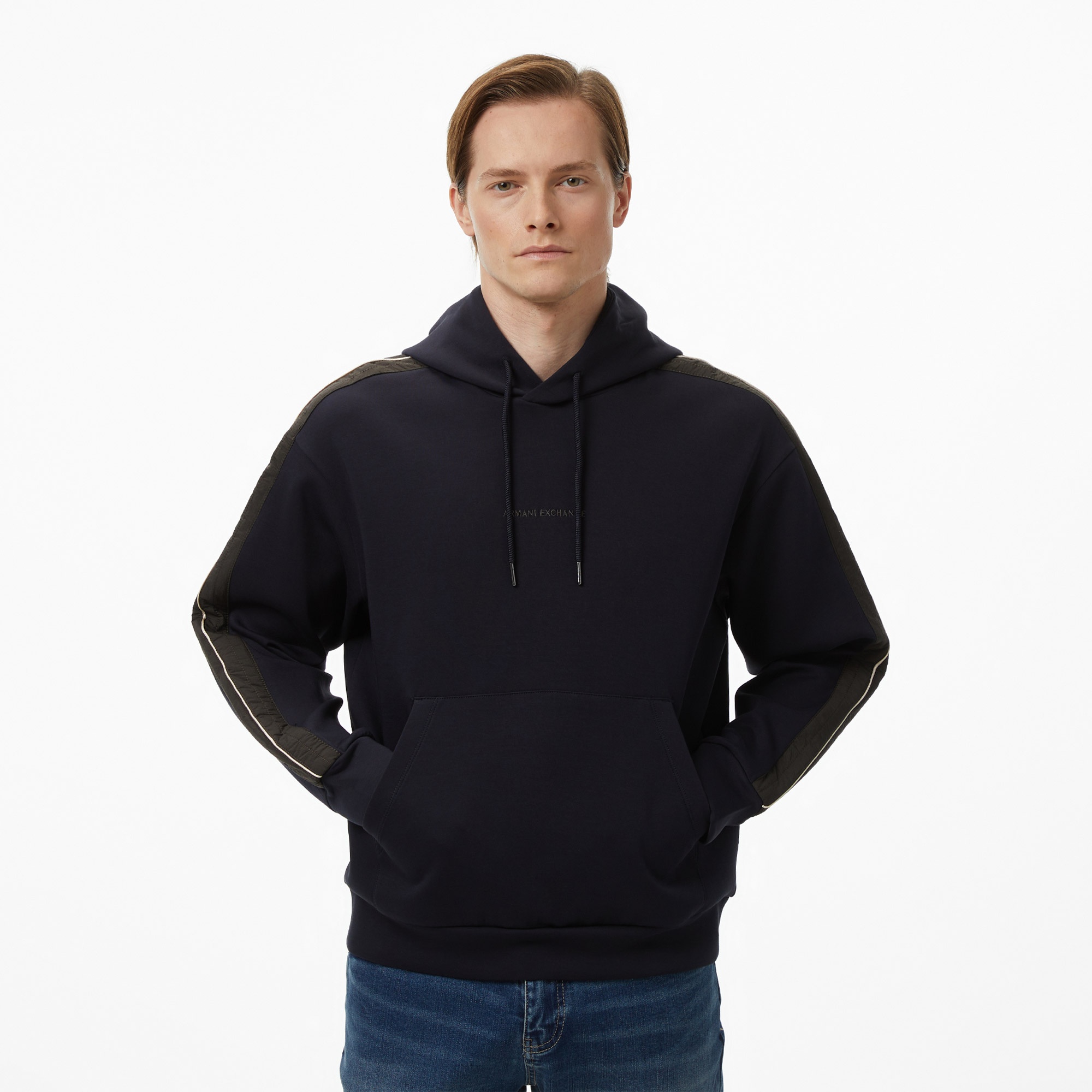 Armani Exchange Erkek Lacivert Sweatshirt