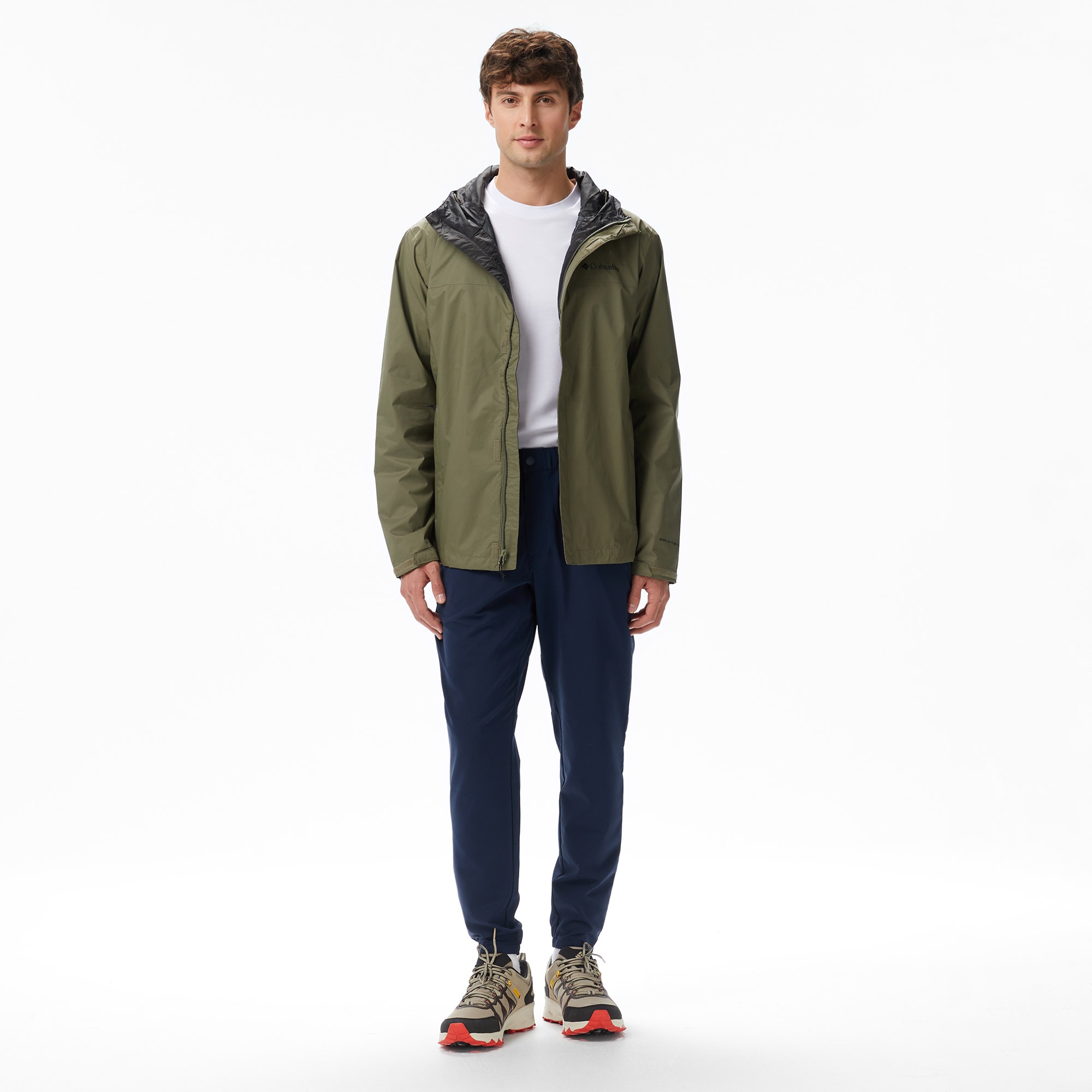 Columbia Watertight II Erkek Yeşil Yağmurluk