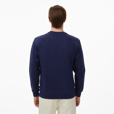  Scotch&Soda Left Chest Logo Erkek Lacivert Sweatshirt