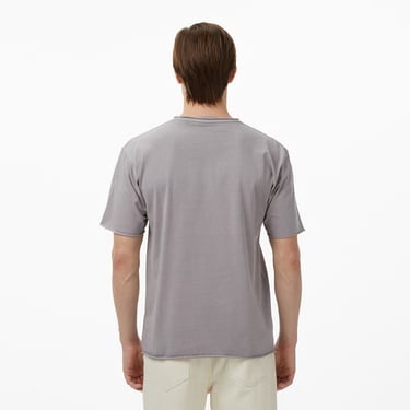  Scotch&Soda Raw Edge Erkek Gri T-Shirt