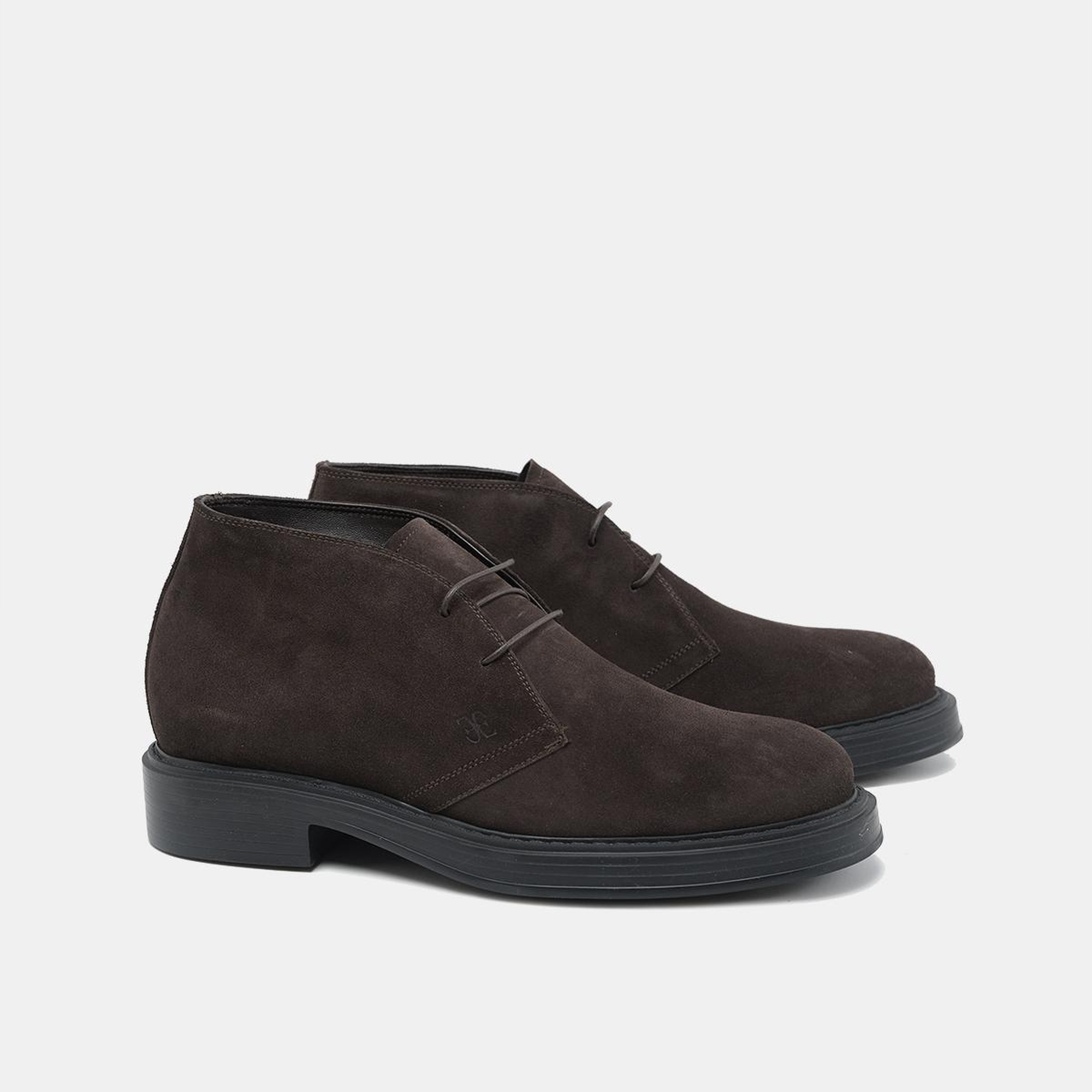 Erkek Kahverengi Deri Yarım Bot