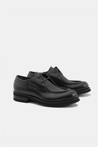  Erkek Siyah Deri Klasik Ayakkabı