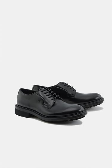  Erkek Siyah Deri Klasik Ayakkabı