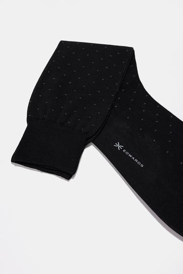  Erkek Siyah Pamuk Kısa Çorap