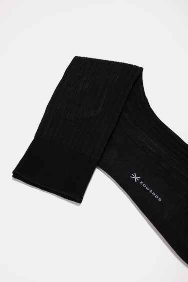  Erkek Siyah Pamuk Kısa Çorap