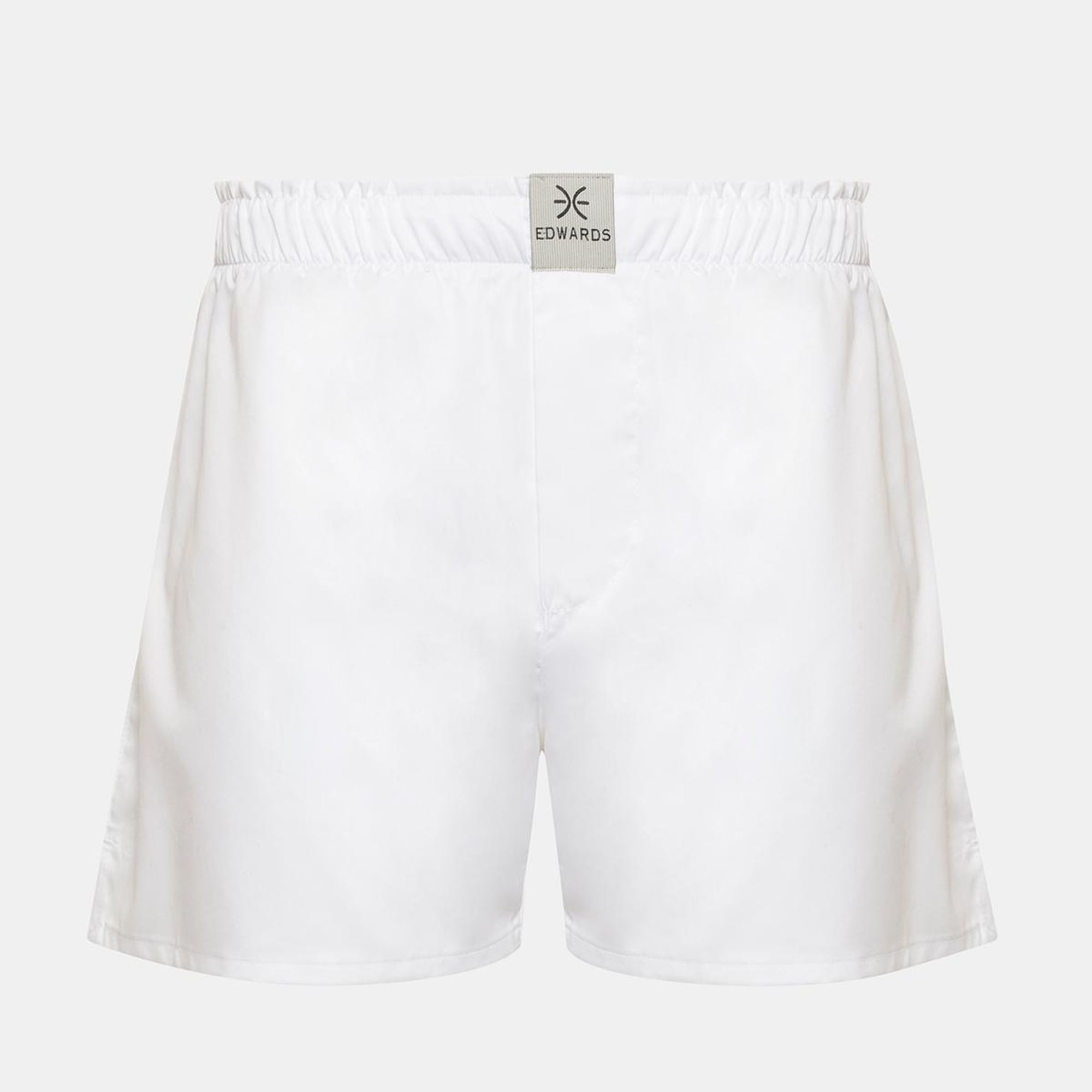 Erkek Beyaz Dokuma Boxer