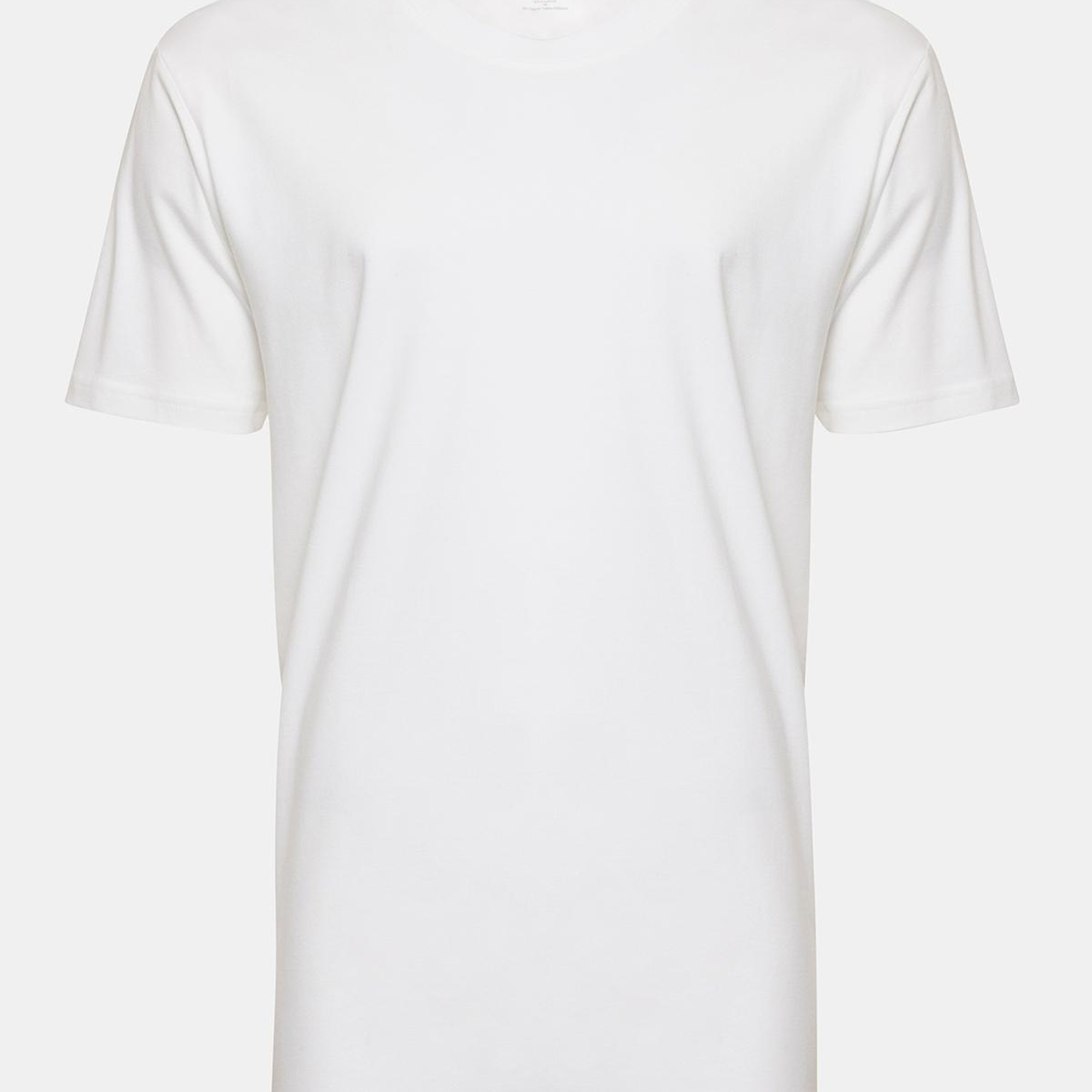 Erkek Beyaz Organik Pamuklu Düz Renk Likralı Fanila