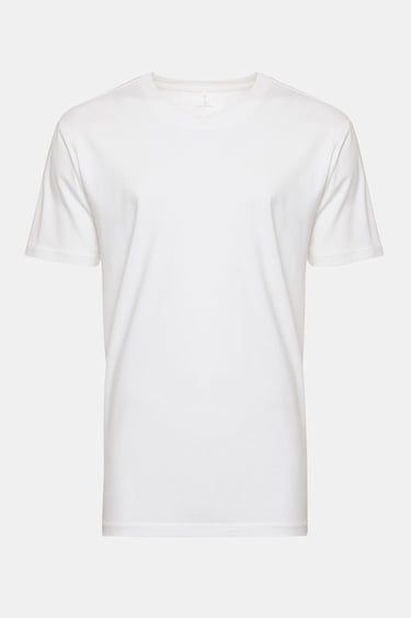  Erkek Beyaz Organik Pamuklu Düz Renk Likralı Fanila