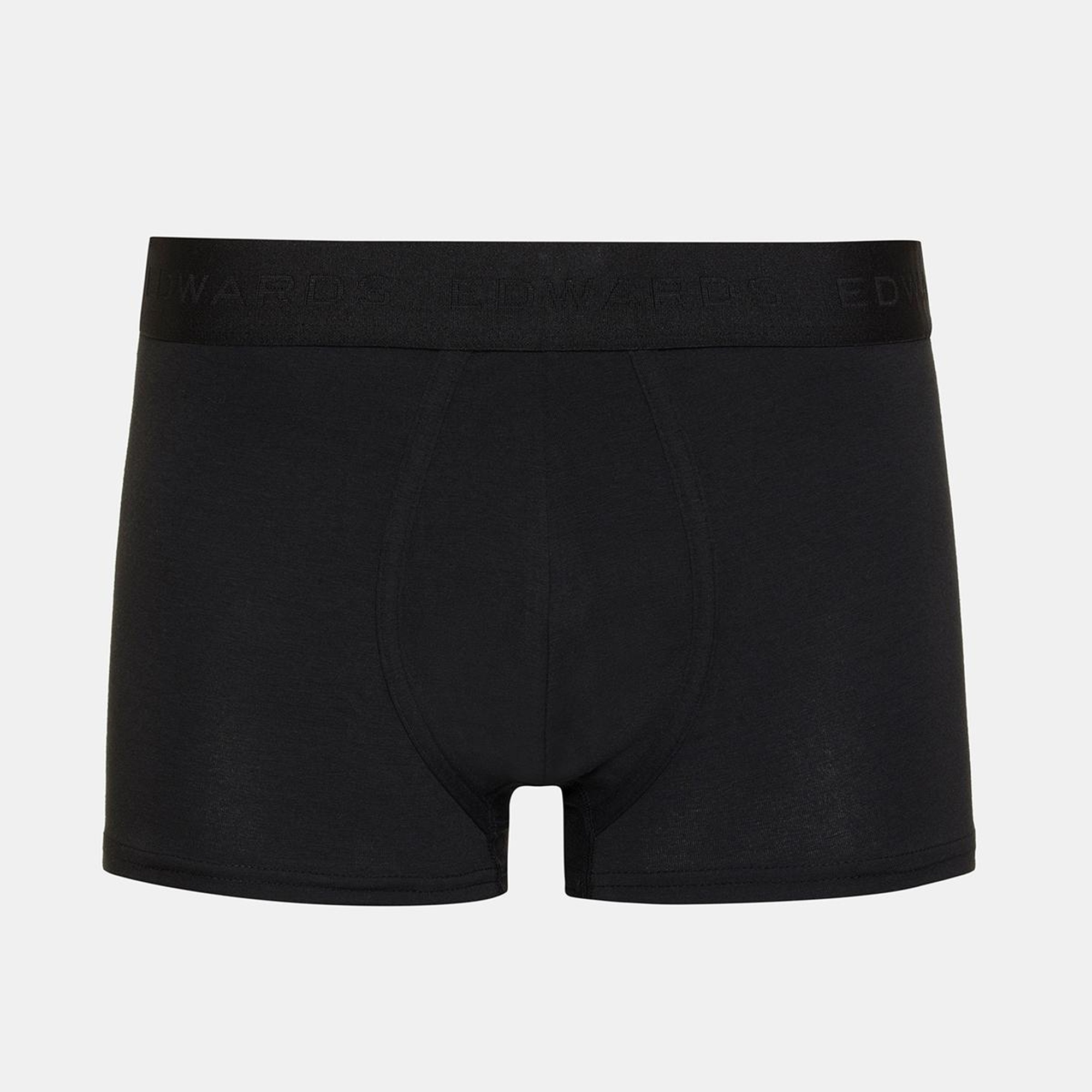 Erkek Siyah Organik Pamuklu Düz Renk Likralı Boxer 2'li Paket Siyah&Beyaz