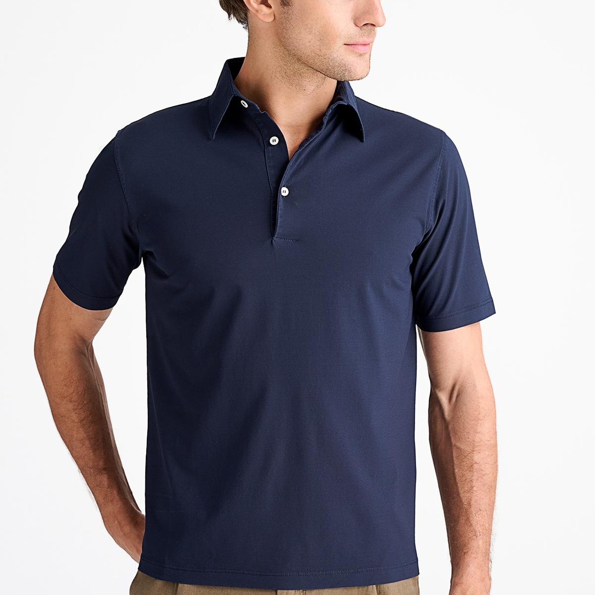 Erkek Lacivert Polo Yaka T-Shirt