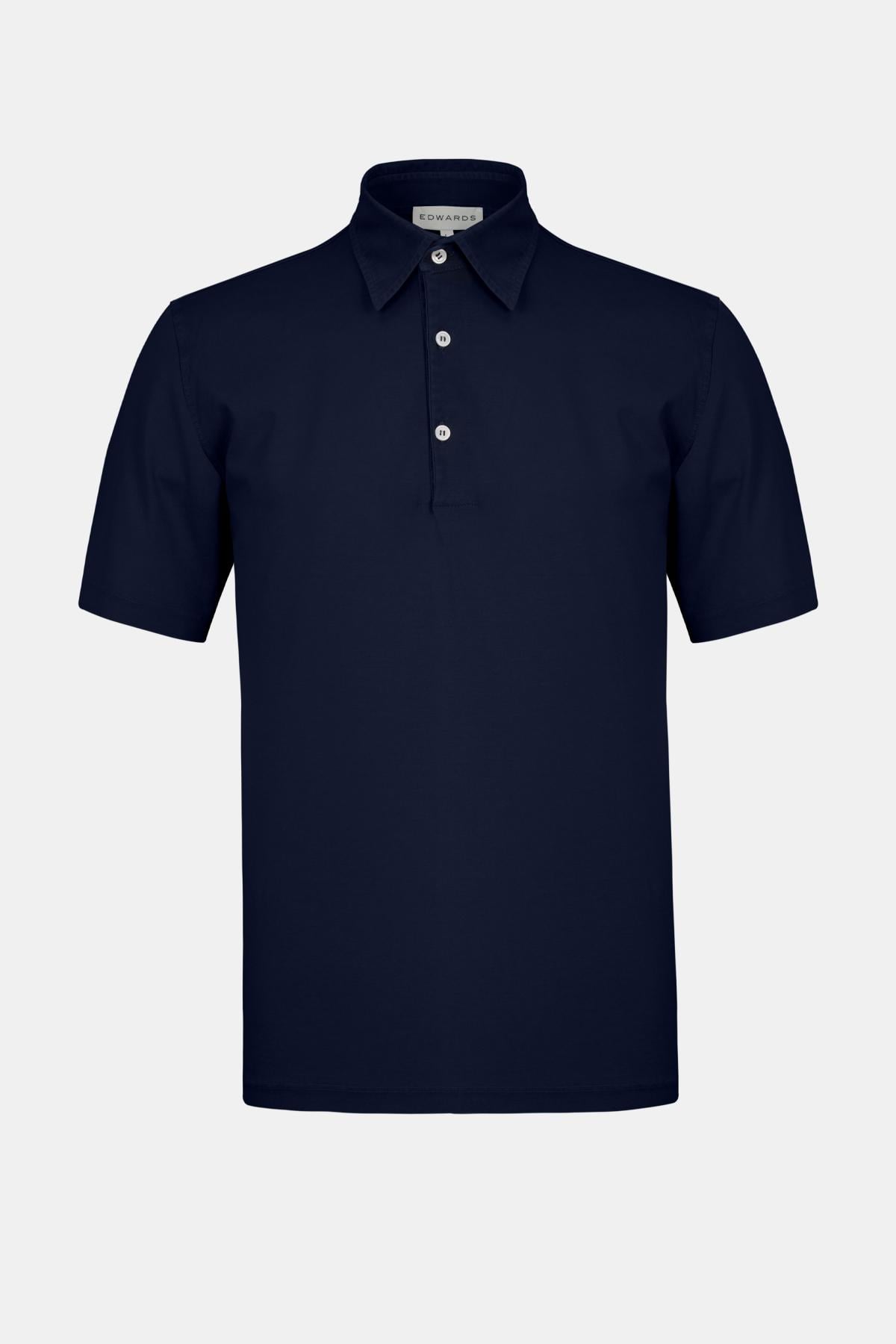  Erkek Lacivert Polo Yaka T-Shirt
